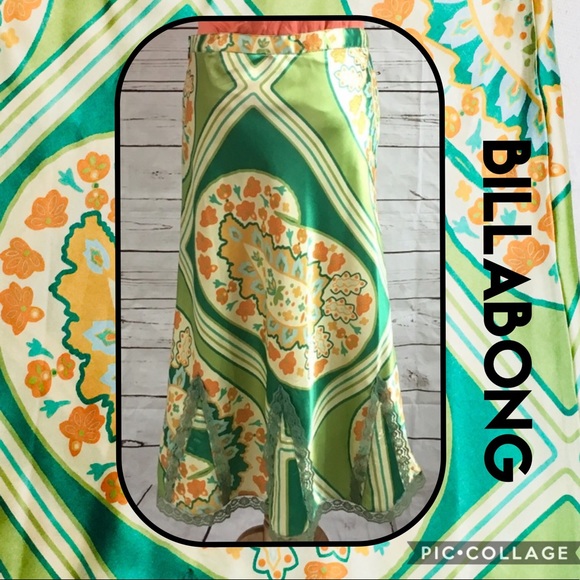 Billabong Dresses & Skirts - 💰Funky Billabong Paisley Skirt!
